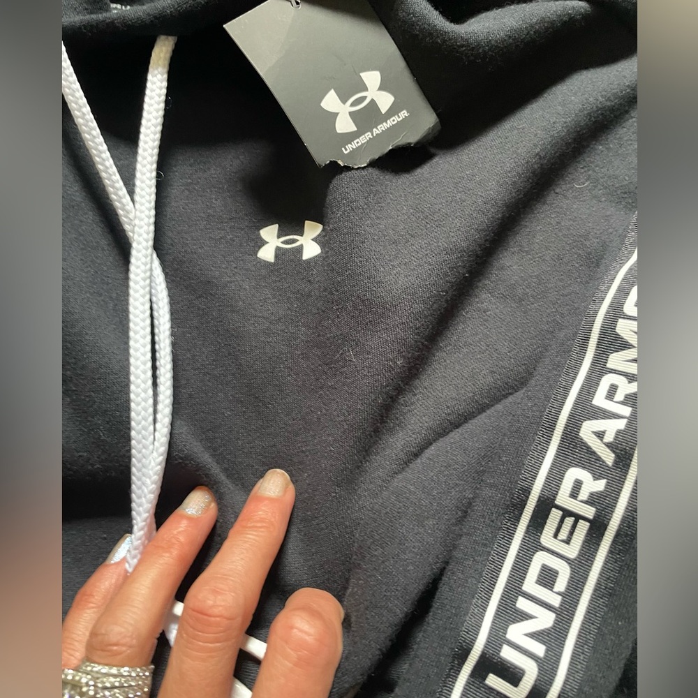 Women’s Cropped Under Armour Cropped Hoodie - Picture 3 of 5